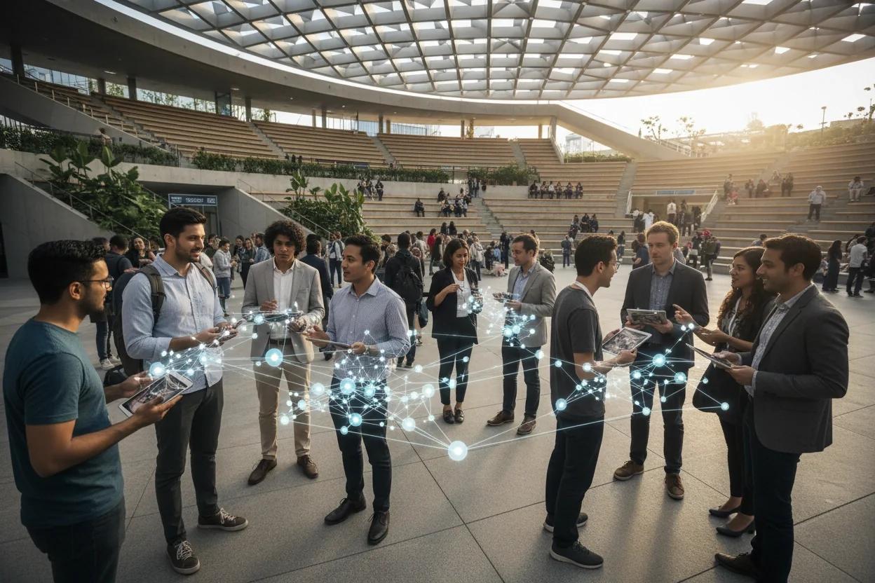 Professional image illustrating Networking Strategies for Web3 Communities