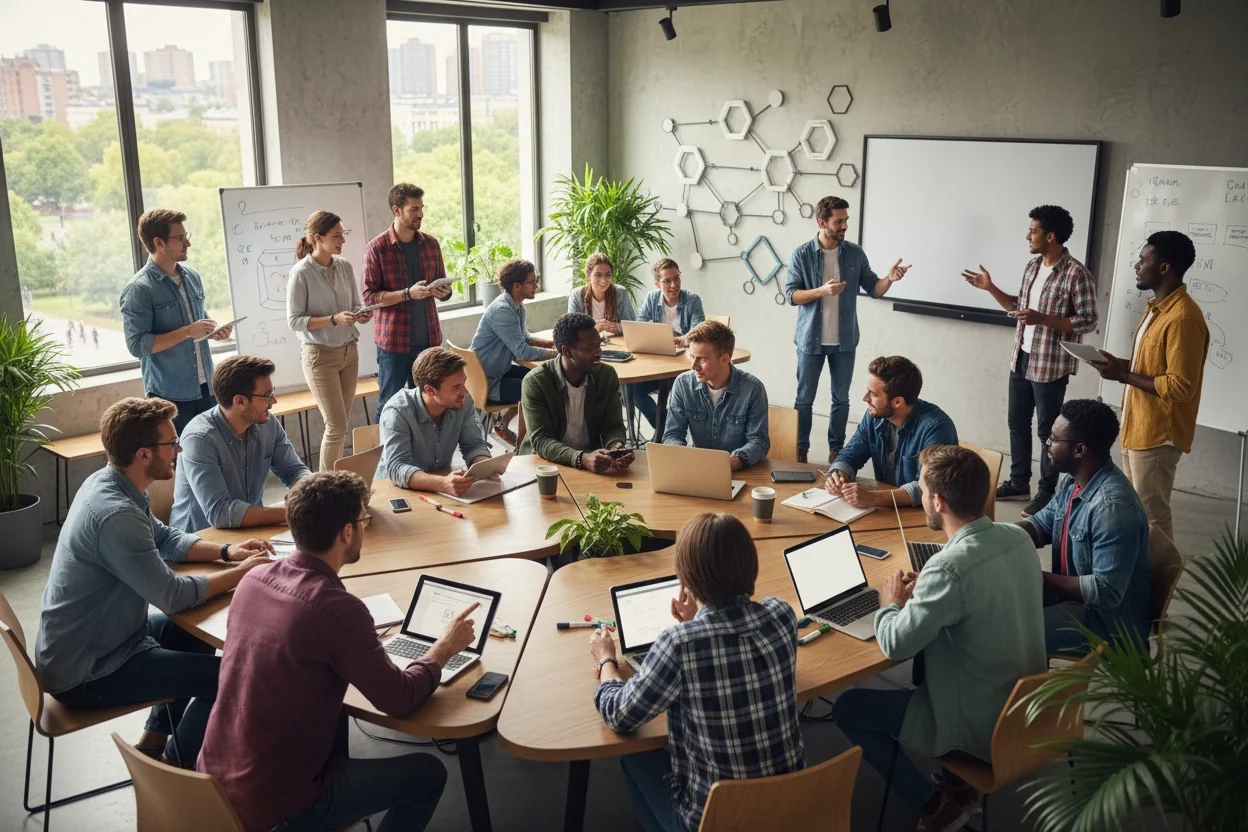 Professional image illustrating Case Studies of Successful Community Building in Web3