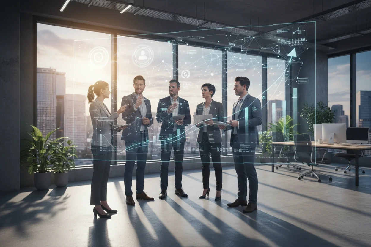 Professional image illustrating Understanding AI for Business Growth