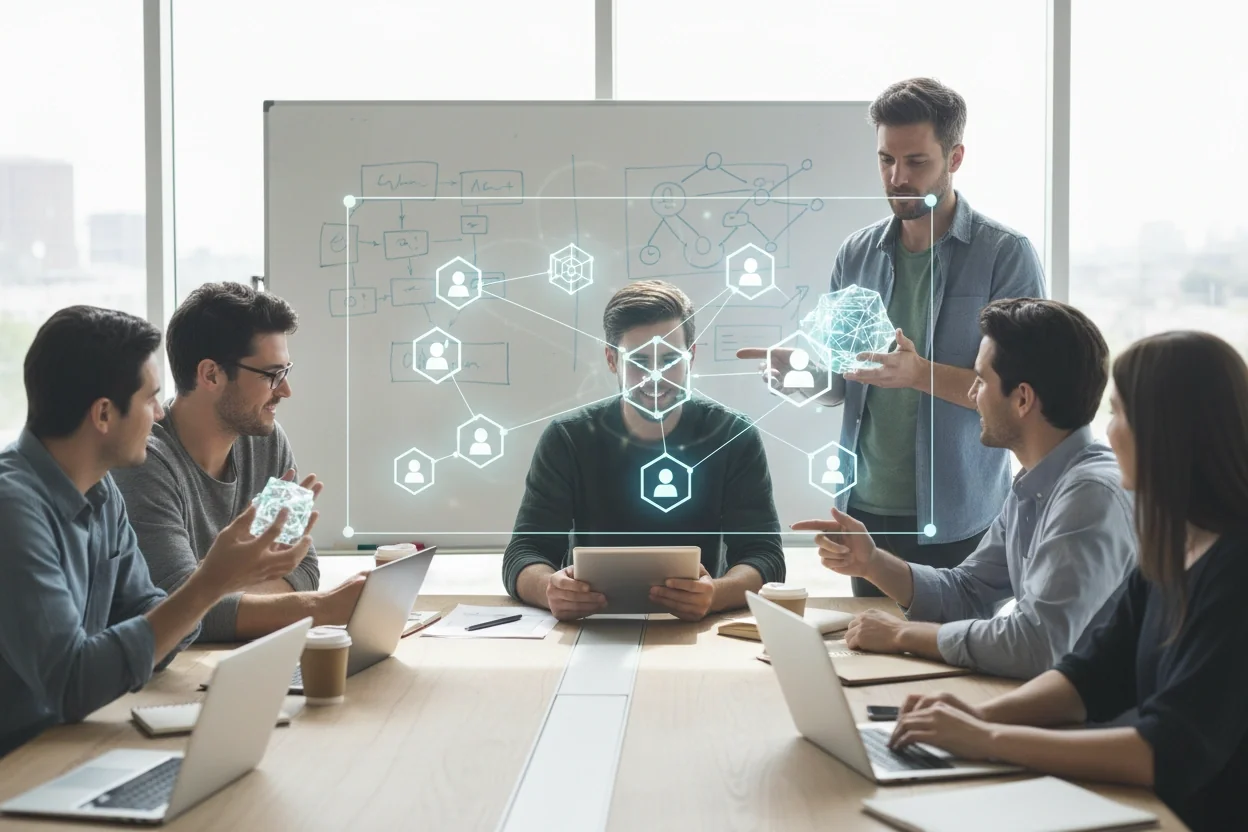 Professional image illustrating Implementing a Web3 Business Strategy