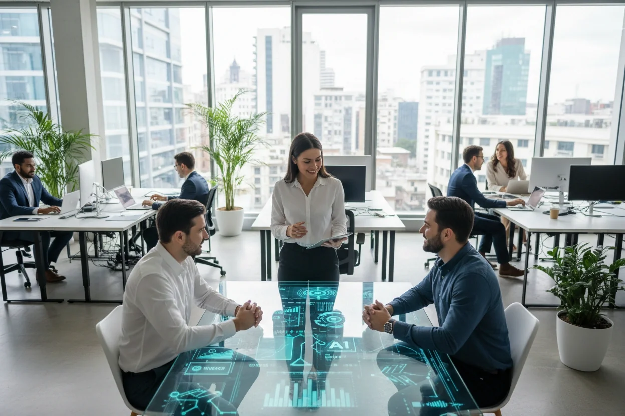 Professional image illustrating Top AI Tools and Platforms for Entrepreneurs