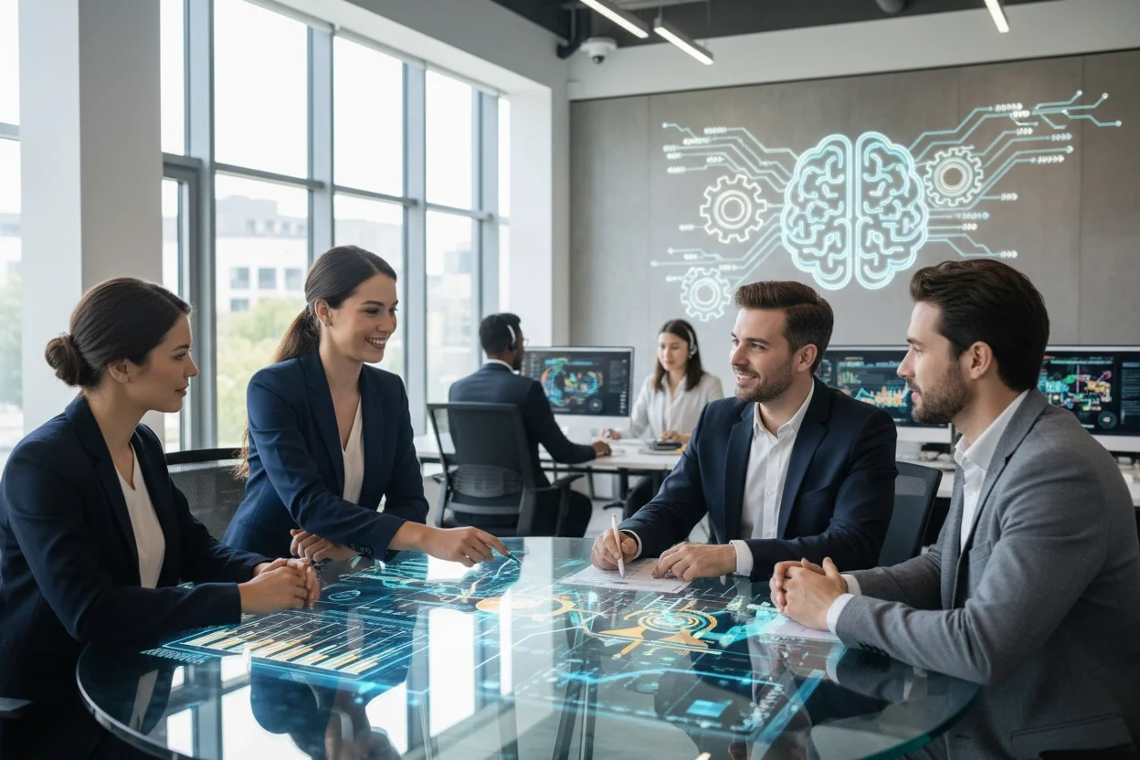 Professional image illustrating The Role of AI in Enhancing Customer Experiences