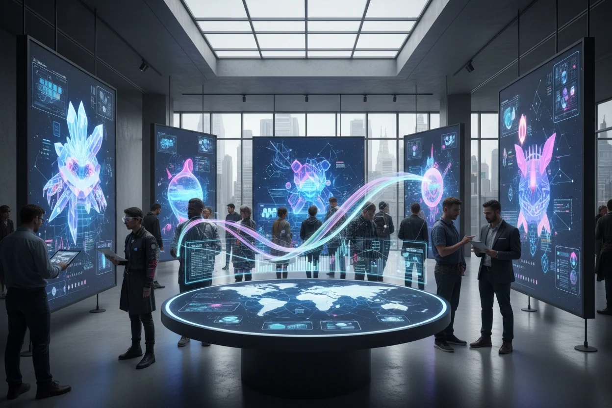 Professional image illustrating Current NFT Trends in 2026