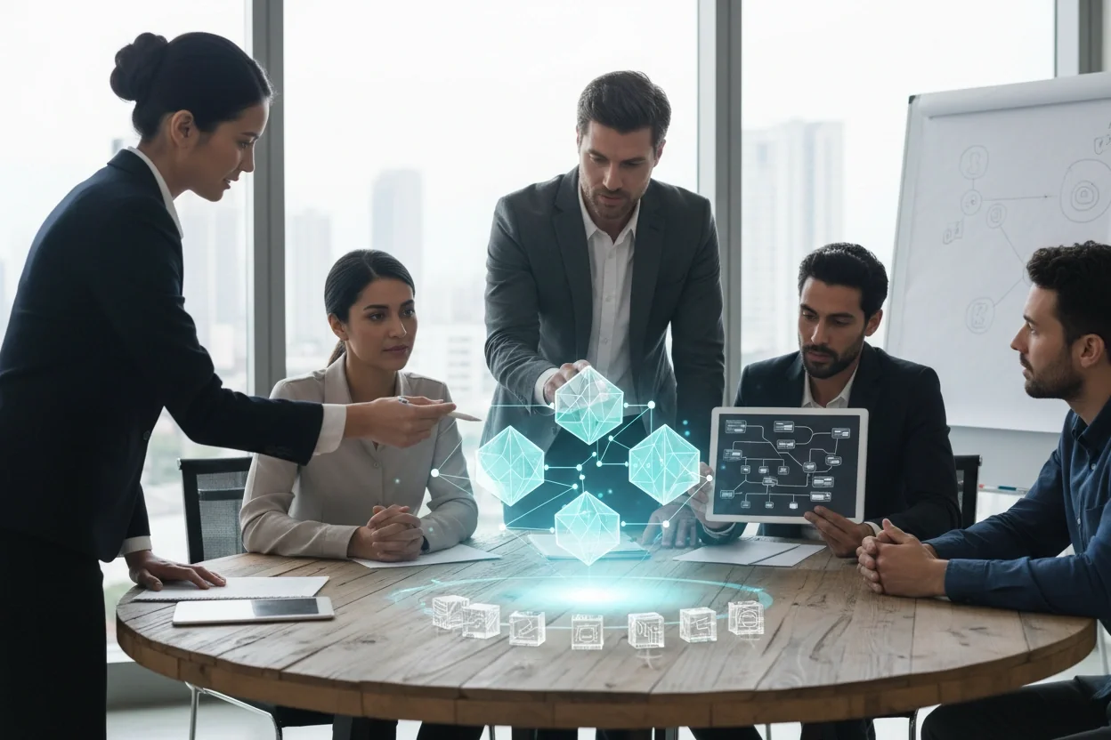 Professional image illustrating Common Misconceptions About Smart Contracts and NFTs