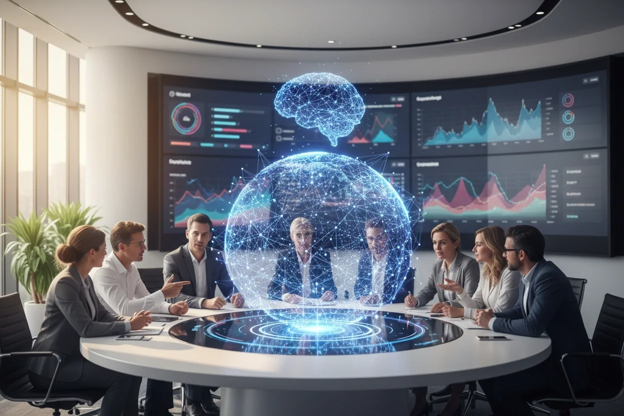 Professional image illustrating How AI is Transforming Marketing Strategies in 2026