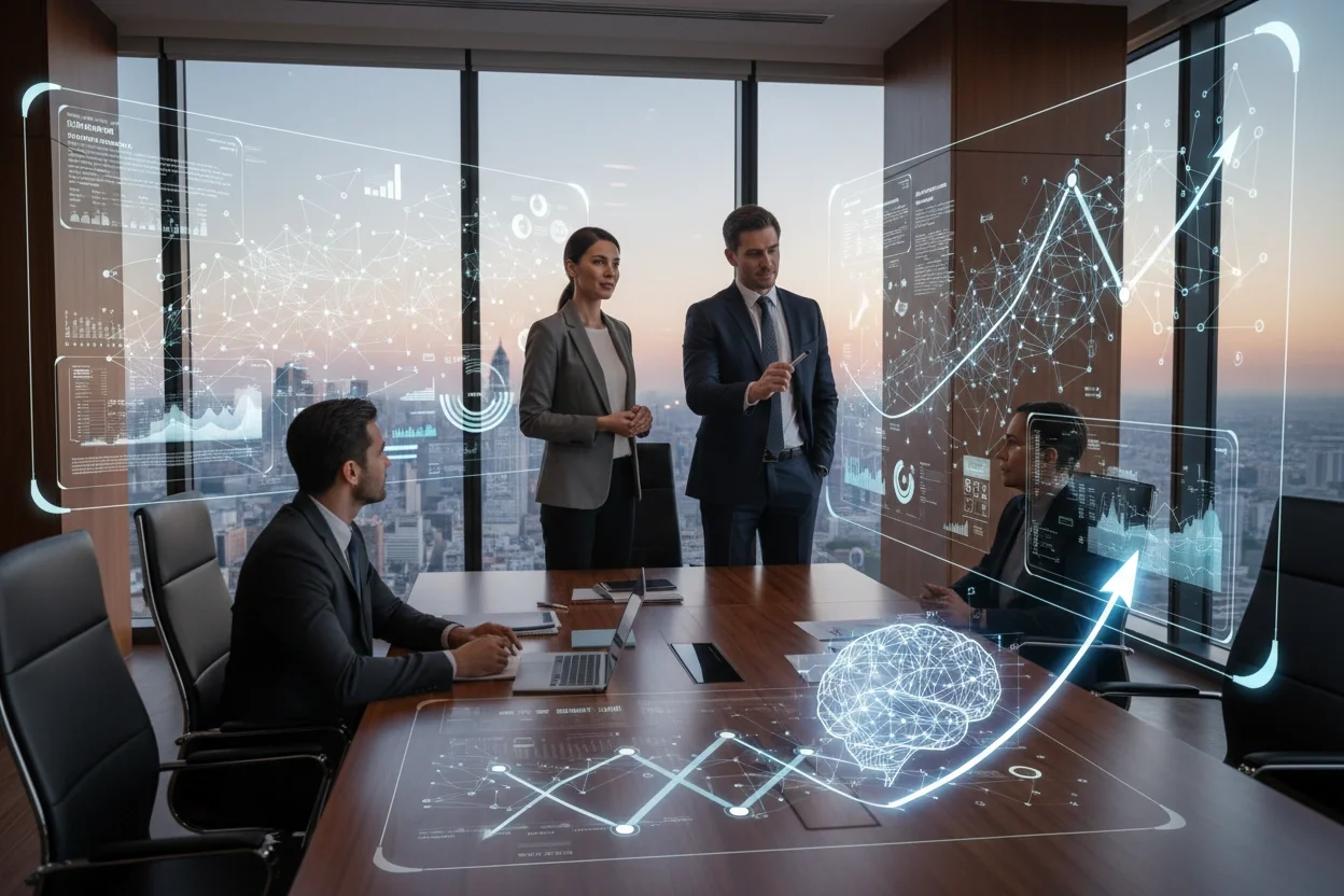 Professional image illustrating Implementing AI Growth Strategies